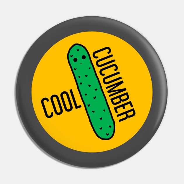 Cool Cucumber Pin by raosnop