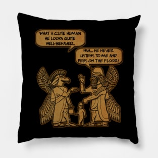 Anunnaki Talk (Pees On The Floor) Pillow