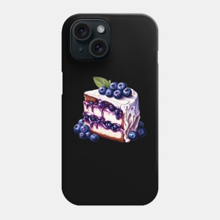 A Delicious Piece Of A Blueberry Cake Phone Case