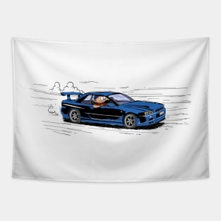 GTR R34 Tapestry