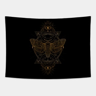 Satin Moth | Sacred Geometry Tapestry