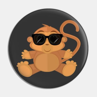 Cool Monkey Pin