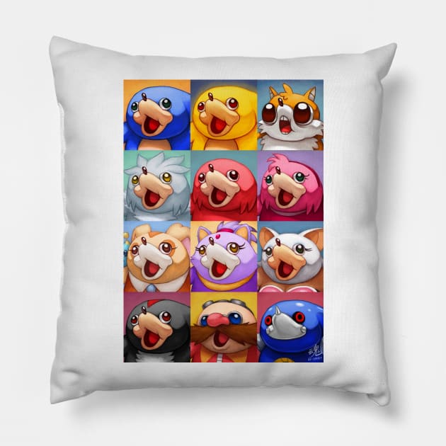 Ugandan Warriors Pillow by RySpirit