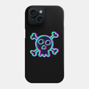 Neon Skull & Crossbones Phone Case