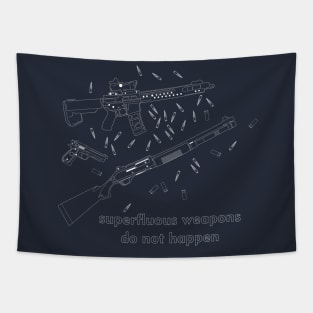 gun poster Tapestry