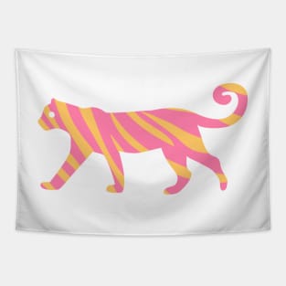 Sweet Tigers Pink Tapestry