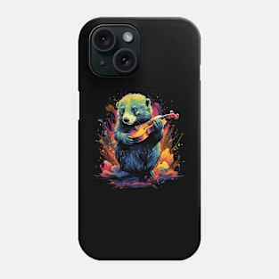 Honey Badger Playing Violin Phone Case