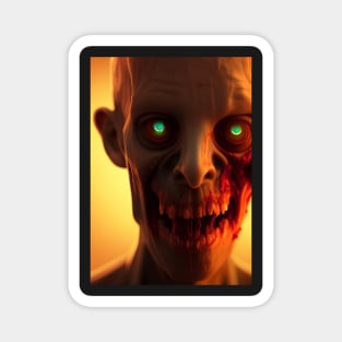 VERY CREEPY HALLOWEEN ZOMBIE Magnet