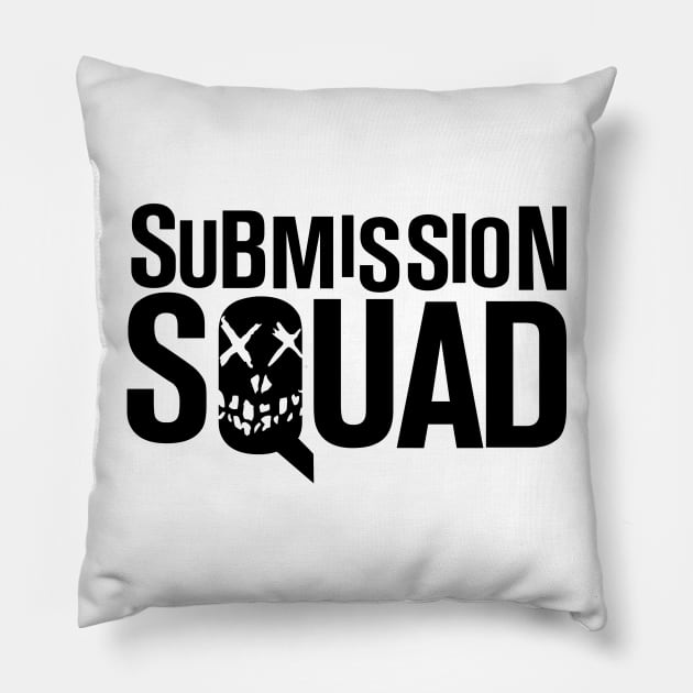 Submission Squad (Brazilian Jiu Jitsu / BJJ) Pillow by fromherotozero