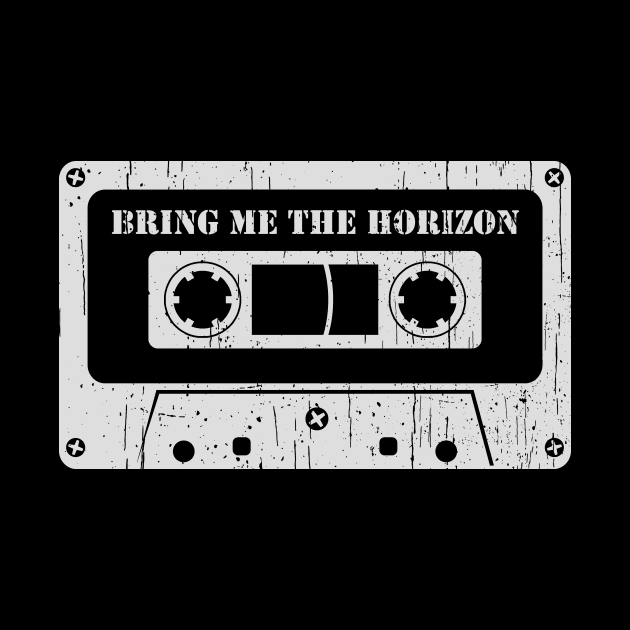 Bring Me The Horizon - Vintage Cassette White by FeelgoodShirt