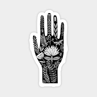 Folk Hand 1 Magnet