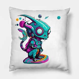 Alien Astronaut Pillow