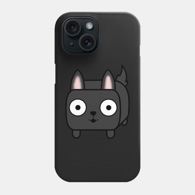 German Shepherd Loaf in Black Phone Case by calidrawsthings