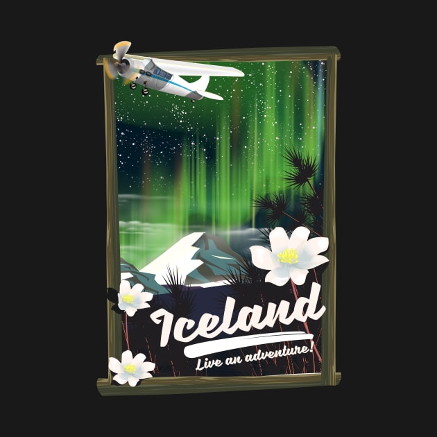 Iceland travel poster by nickemporium1
