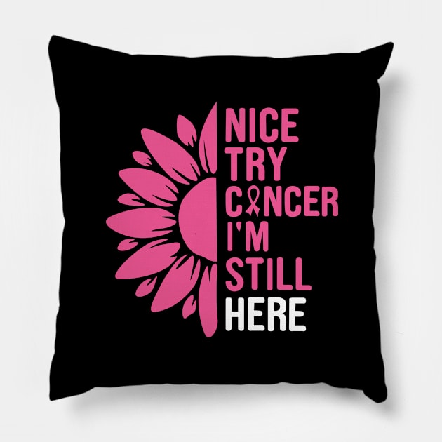 breast cancer awareness Pillow by first12