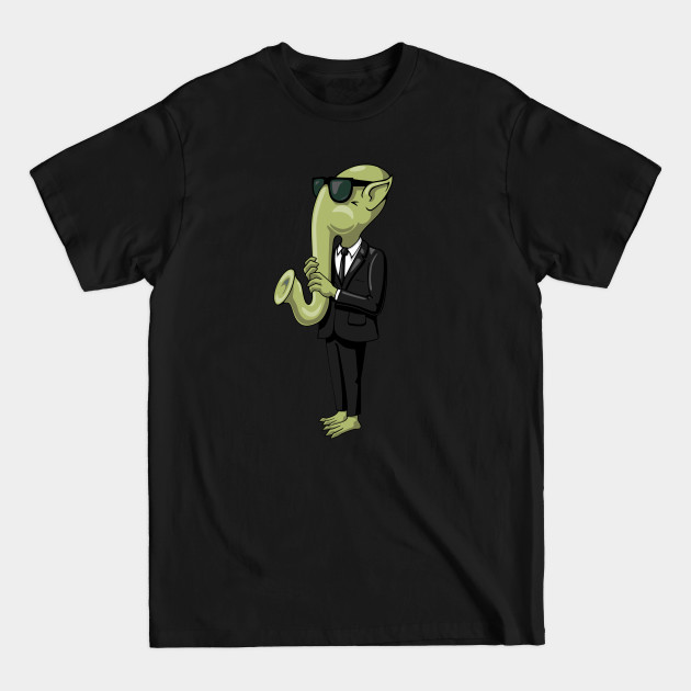 Discover ALIEN SAX PLAYER - Aliens - T-Shirt