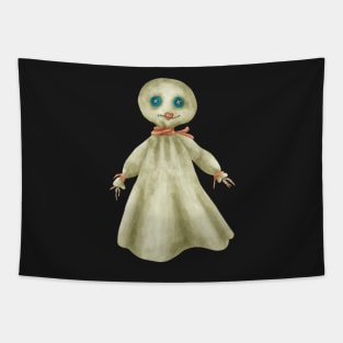 Creepy rag doll Tapestry