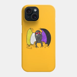 Nonbinary Mothman Phone Case