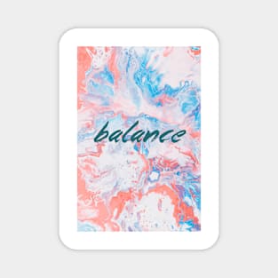 Balance Yoga Design Magnet