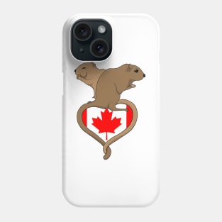 Gerbil Canada (light) Phone Case