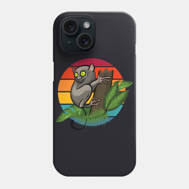 Pygmy Tarsier little Monkey Lori Phone Case by Foxxy Merch