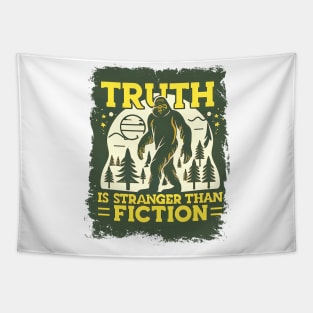 Bigfoot Sasquatch "Truth is Stranger Than Fiction" Tapestry