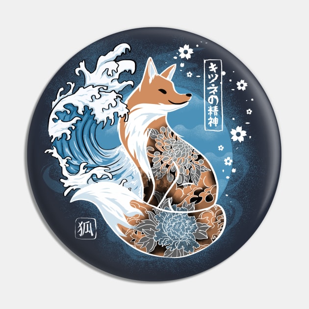 Japanese fox Pin by IlonaHibernis