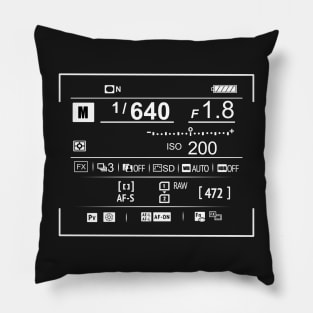 Camera Display Pillow