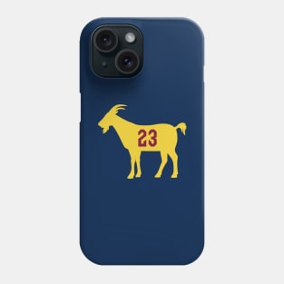 CLE GOAT - 23 - Navy Phone Case