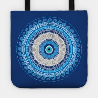 Greek Mati Mataki - Matiasma Evil Eye ornament Tote