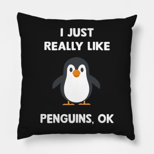 I just really like Penguins, ok Pillow