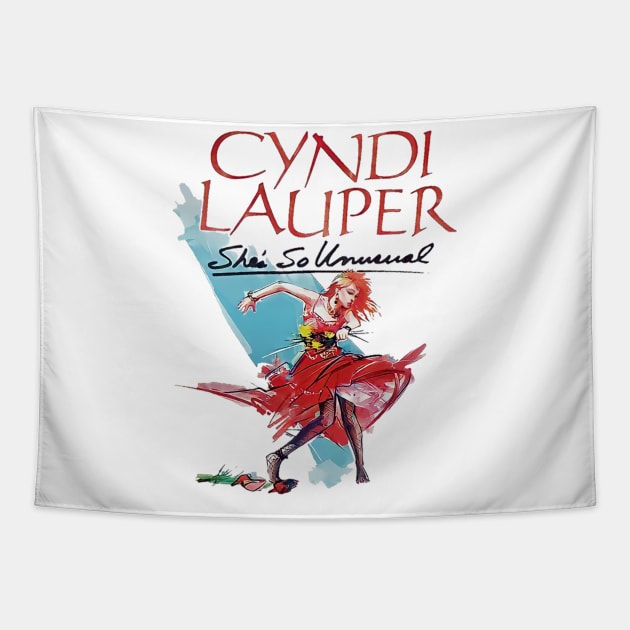 Cyndi Lauper Tapestry by Copypapper 