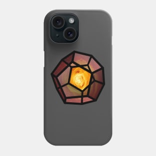 Galaxy space geometry concept: Platonic solid Phone Case