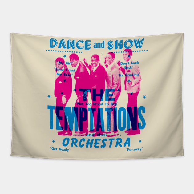 the temptations Tapestry by HAPPY TRIP PRESS