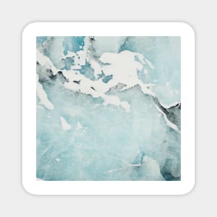 Marble-ocean aesthetic print Magnet