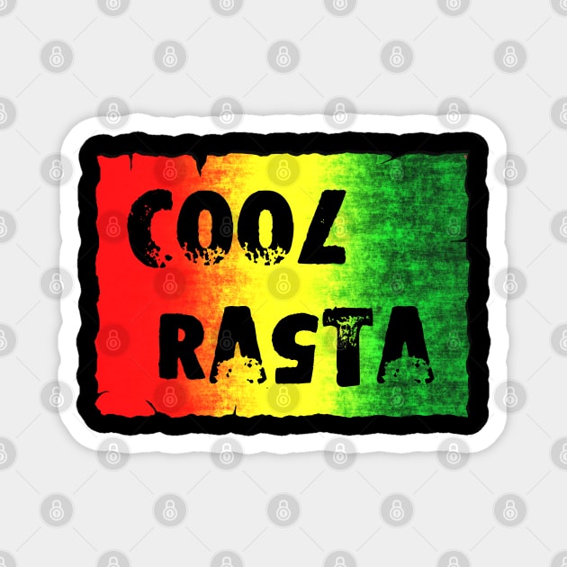 Cool Rasta Magnet by Erena Samohai