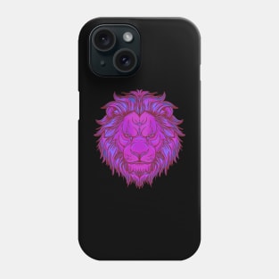 Pink lion head Phone Case