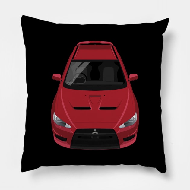 Lancer Evolution X Evo 10 2008-2016 - Red Pillow by jdmart