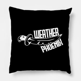 weather phoenix knife Pillow