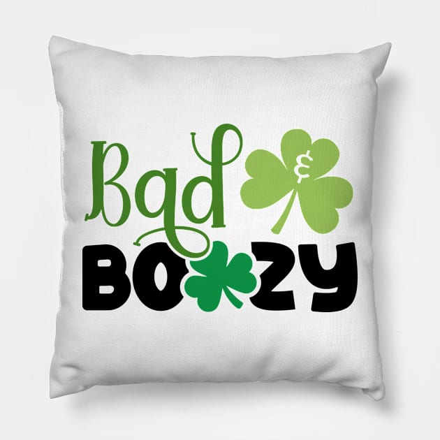 Bad and Boozy Pillow by MZeeDesigns