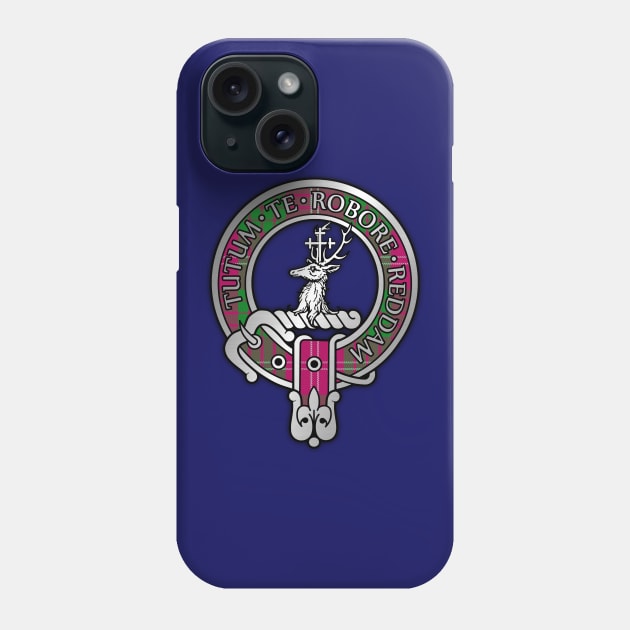 Clan Crawford Crest & Tartan Phone Case by Taylor'd Designs