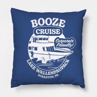 Booze Cruise On Lake Wallenpaupack - The Office Parody Pillow