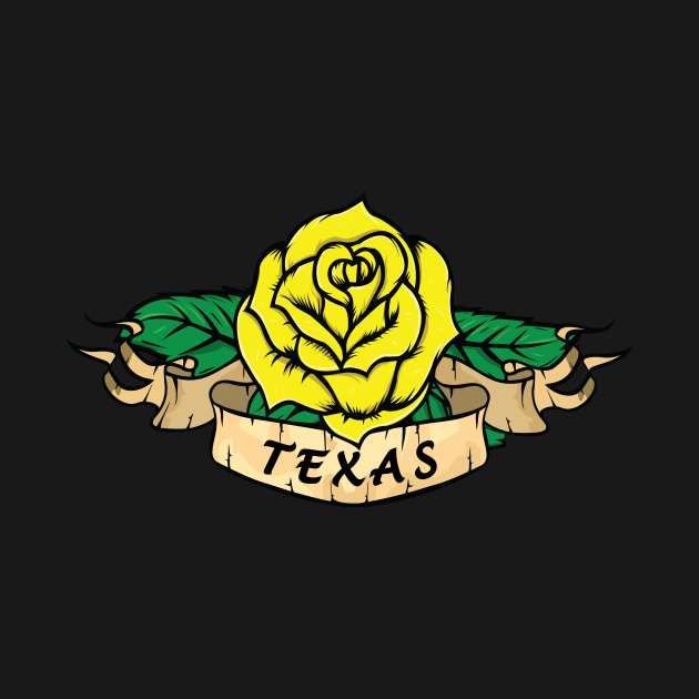 Yellow rose of Texas by RockyDesigns