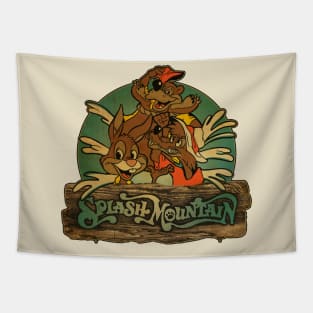 the splash mountain Retro Tapestry