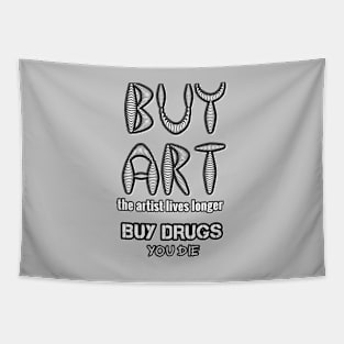 Buy Art (white) Tapestry