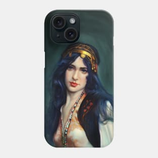 Bohemian girl Phone Case