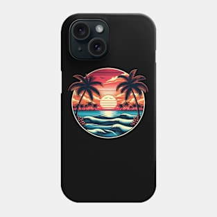 Two Palms and Sea Phone Case