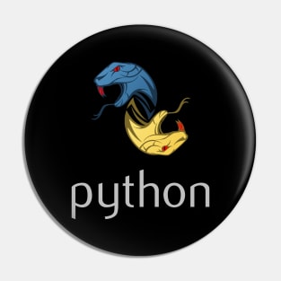 Python Programming Snakeheads Pin