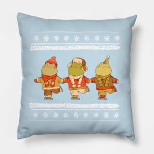 Festive Froggie Pillow