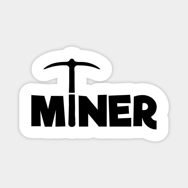 Miner (Pickaxe) Magnet by AustralianMate